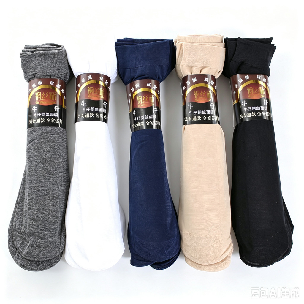 Silk Sock Bamboo - 10 أزواج من الجوارب الرجالية المضادة