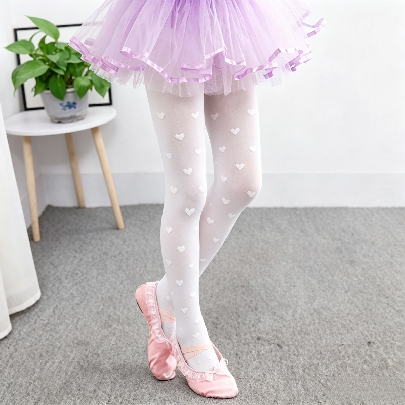 Tights Pantyhose Sheer - جوارب باليه صيفية شفافة 10D مزينة