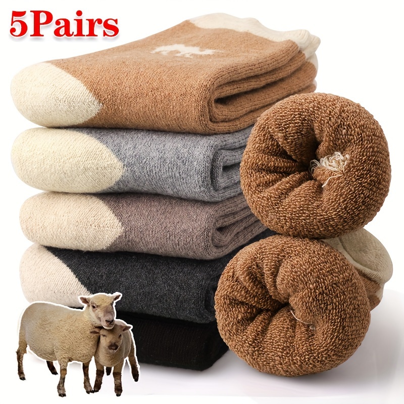 Thermal Sock Winter - 5 أزواج من الجوارب الشتوية الحرارية
