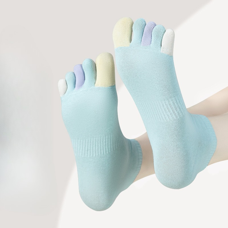 6 أزواج من الجوارب الصيفية الر - مراجعة Toe Sock Split وسعره