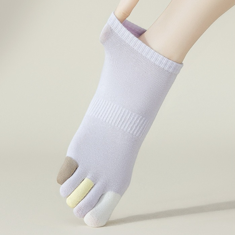 6 أزواج من الجوارب الصيفية الر - مراجعة Toe Sock Split وسعره