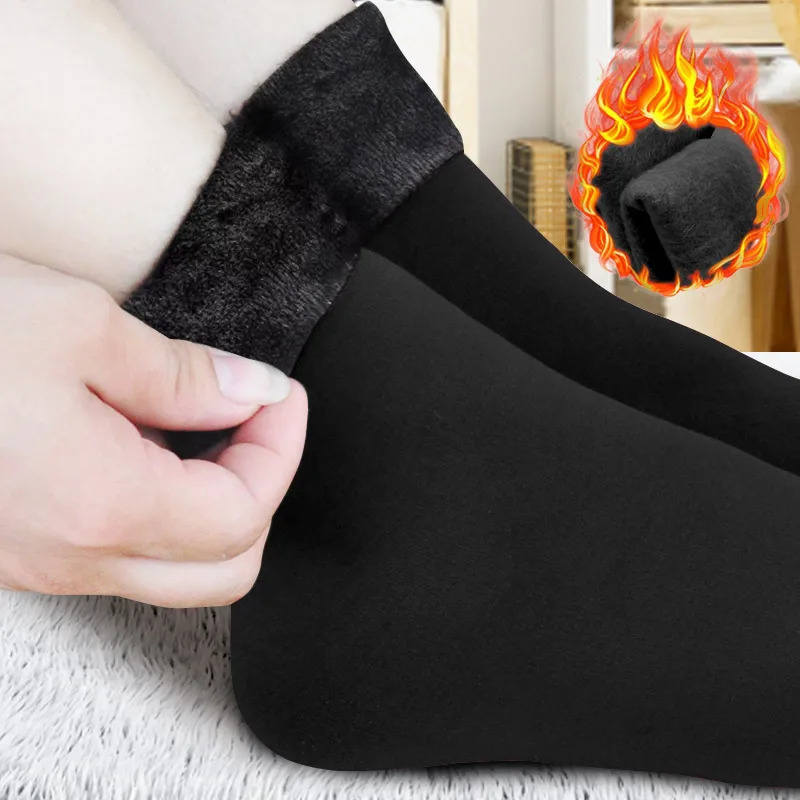 3/6 أزواج الشتاء المخملية الجو - مراجعة Thermal Sock Winter وسعره