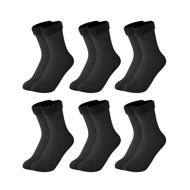 3/6 أزواج الشتاء المخملية الجو - مراجعة Thermal Sock Winter وسعره
