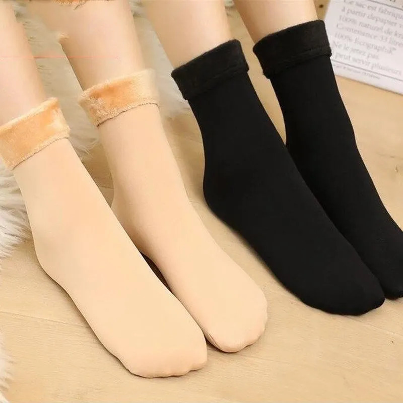 1/2/3/4/5 أزواج من جوارب الشتا - مراجعة Thermal Sock Winter وسعره