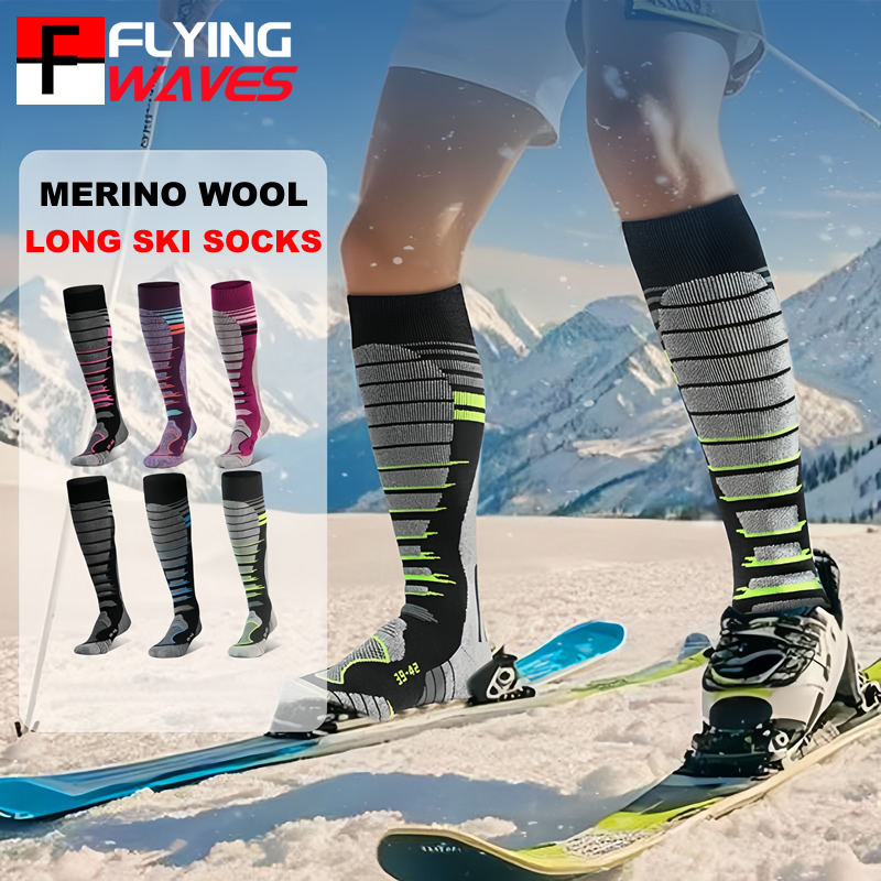 ميرينو الصوف التزلج الجوارب ال - مراجعة Thermal Sock Winter وسعره
