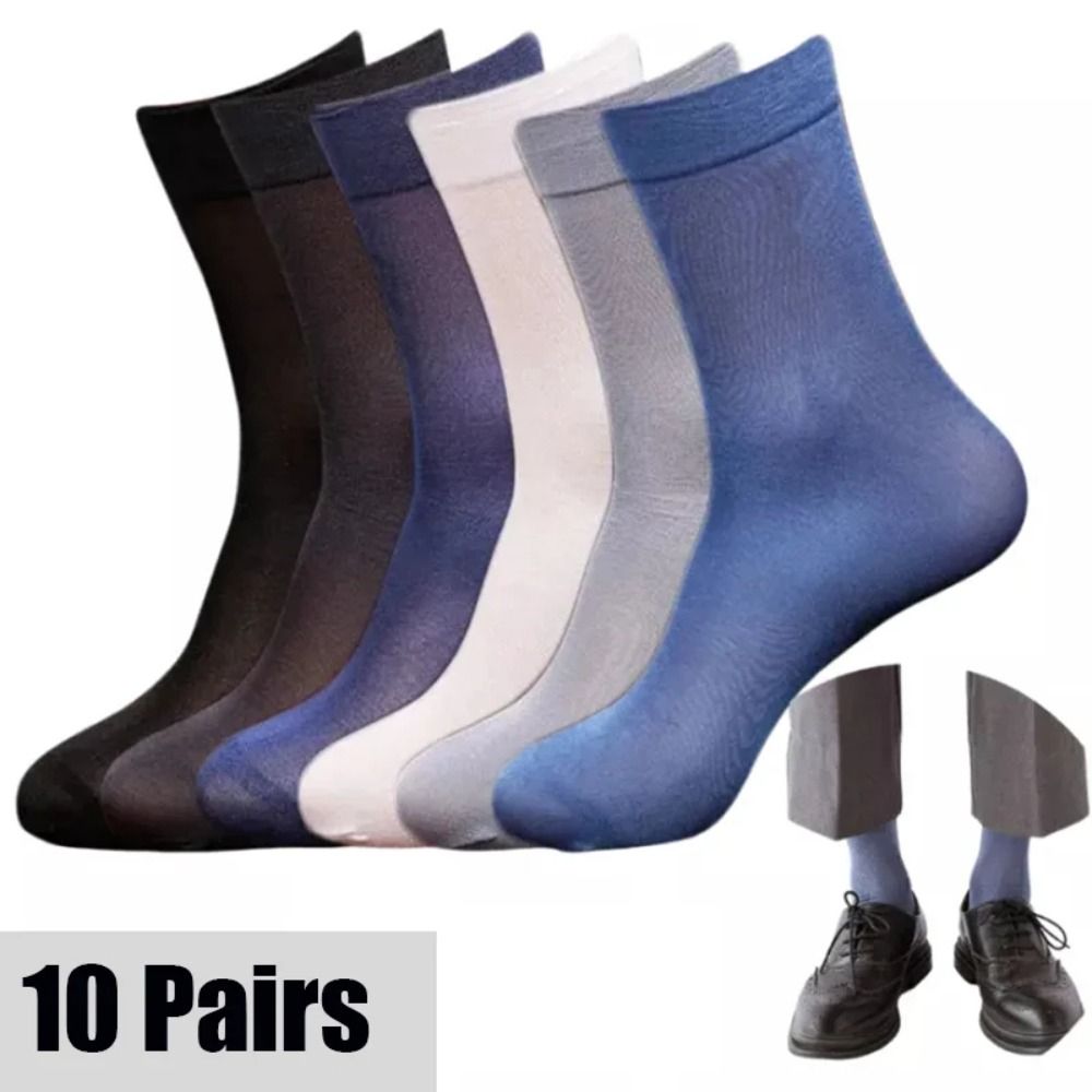 10 أزواج من الجوارب الرجالية غ - مراجعة Silk Sock Bamboo وسعره