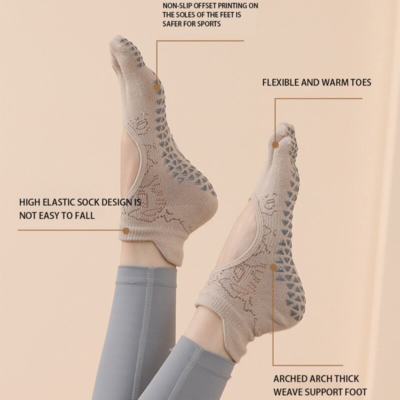 جوارب نسائية من اصبع القدم وال - مراجعة Grip Sock Yoga وسعره
