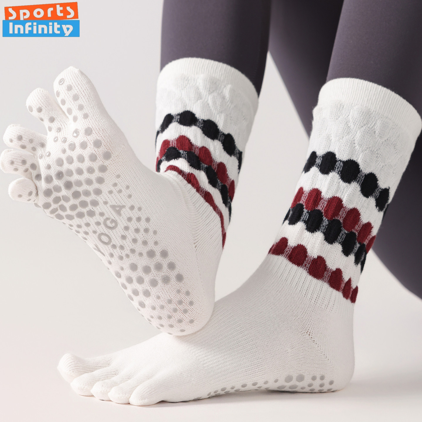 موضة خمسة أصابع اليوغا الجوارب - مراجعة Toe Sock Split وسعره