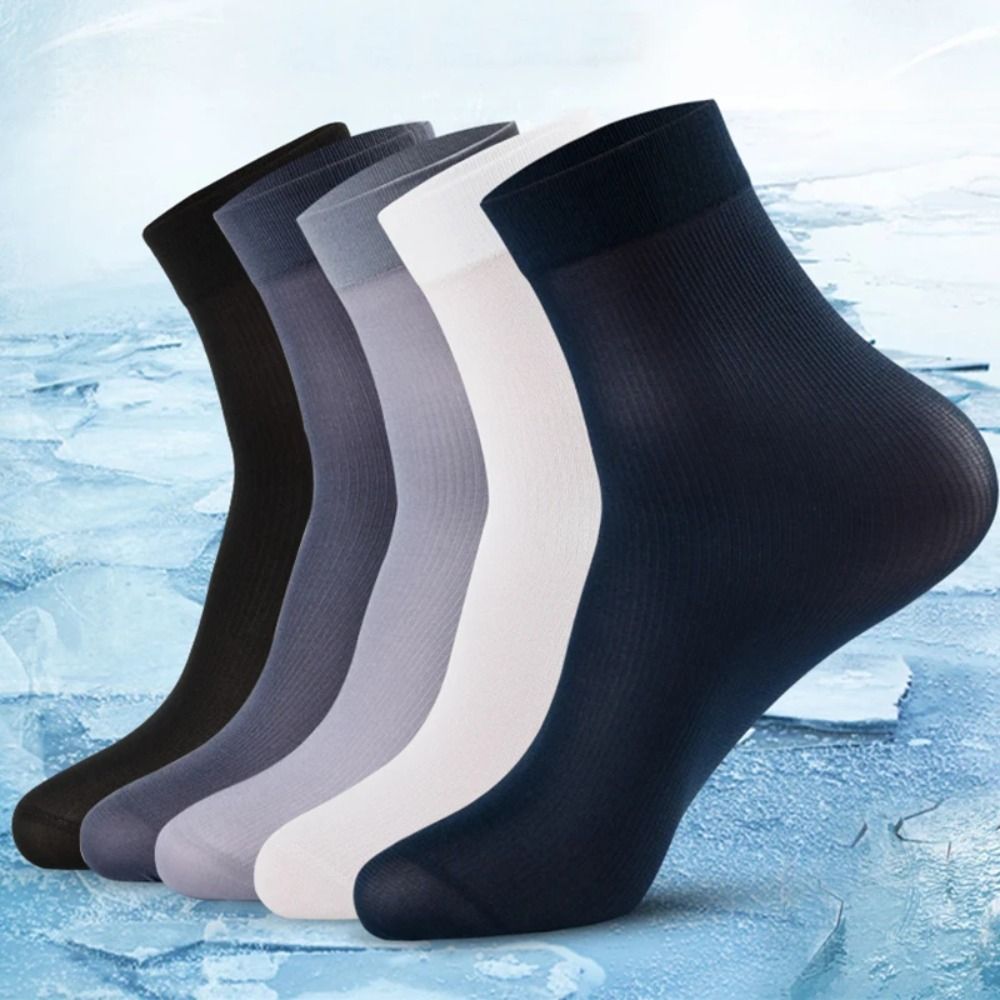 جوارب رجالي من الحرير الجليدي  - مراجعة Silk Sock Bamboo وسعره