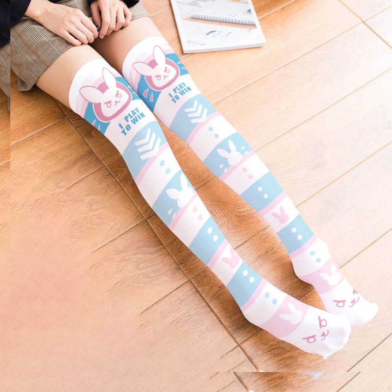 لعبة OW D.Va الكرتون المطبوعة  - مراجعة Silk Sock Bamboo وسعره