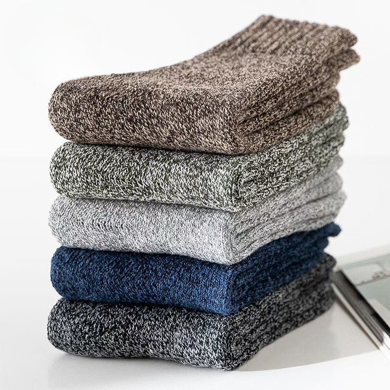 5 أزواج من الجوارب القطنية ذات - مراجعة Thermal Sock Winter وسعره