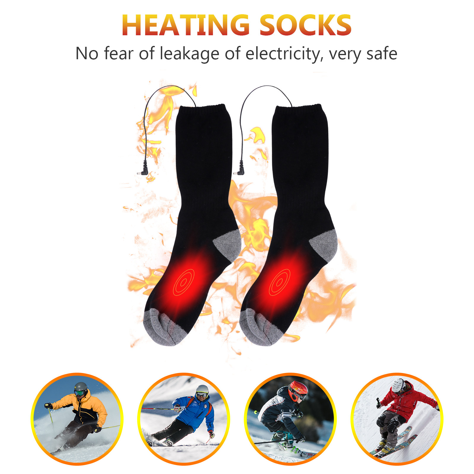 جوارب حرارية مدفأة للقدمين، مث - مراجعة Thermal Sock Winter وسعره