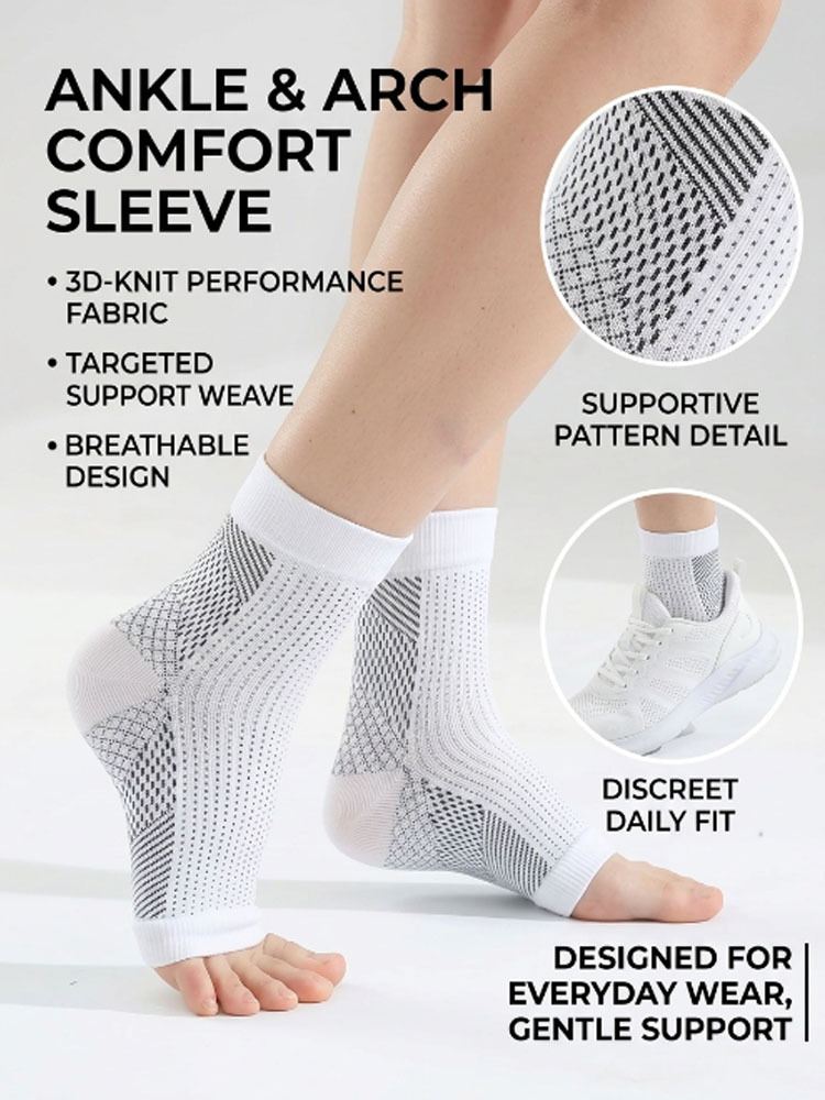 أكمام ساق بيضاء صلبة مرنة للري - مراجعة Compression Sleeve Calf وسعره