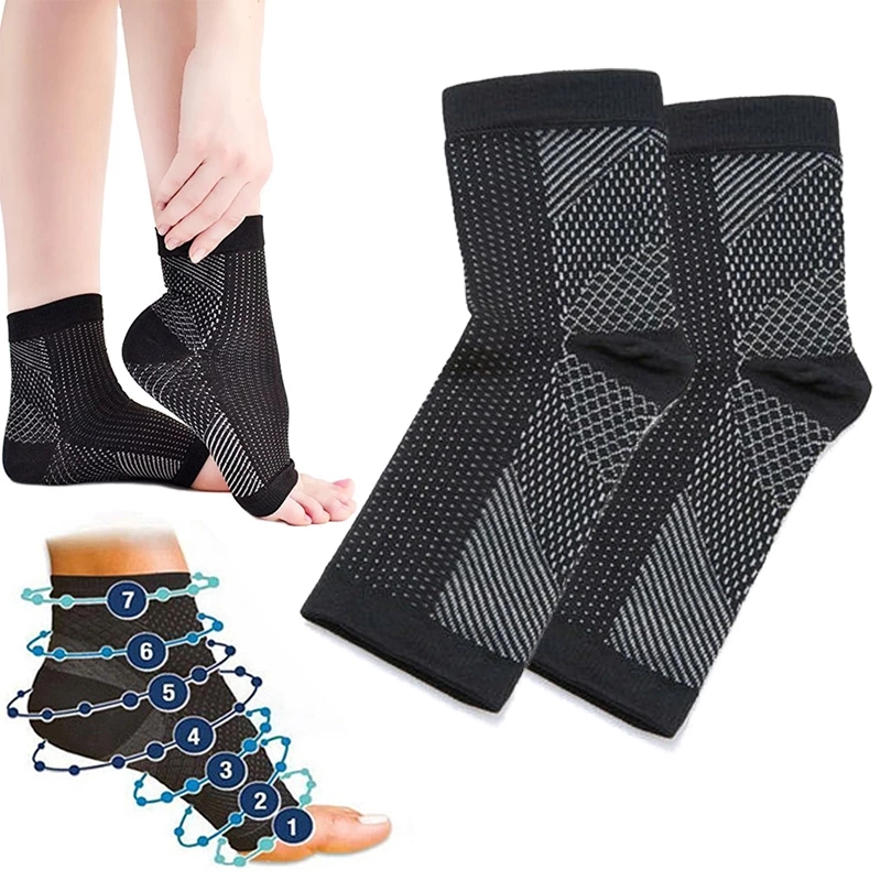 جوارب كرة سلة رياضية لكرة القد - مراجعة Ankle Brace Sock وسعره