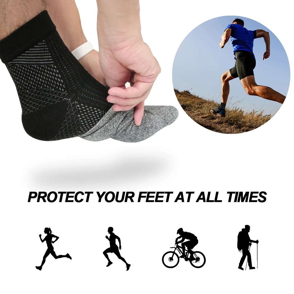 جوارب كرة سلة رياضية لكرة القد - مراجعة Ankle Brace Sock وسعره