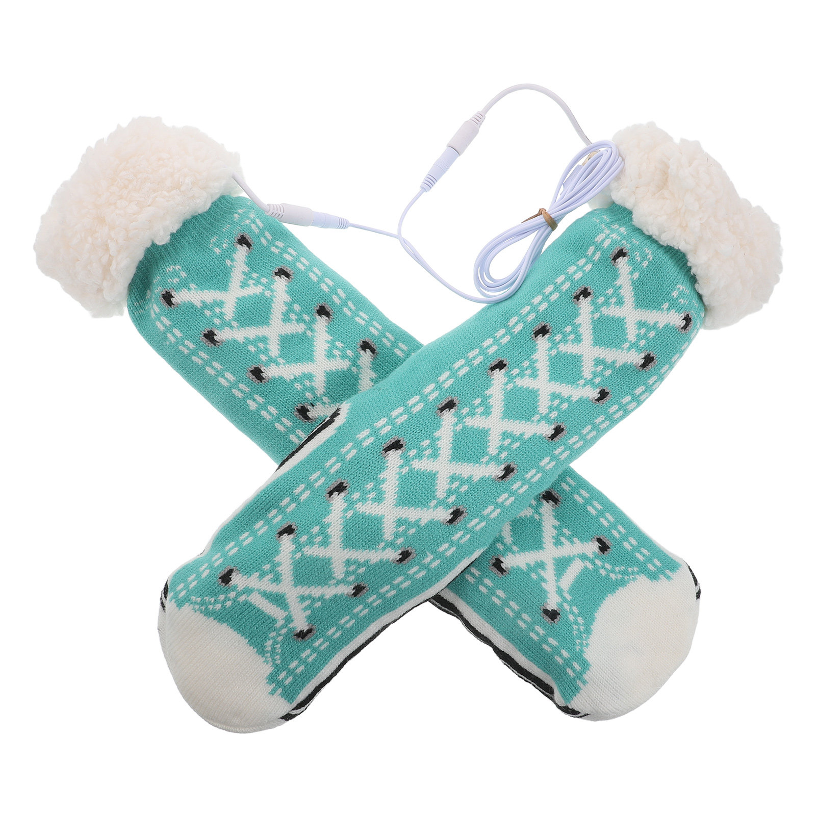 زوج واحد من الجوارب الكهربائية - مراجعة Thermal Sock Winter وسعره