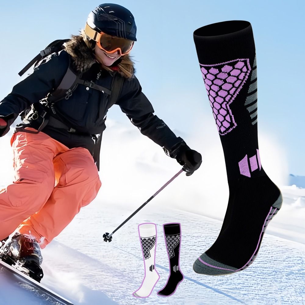 جوارب تزلج جديدة سميكة وقابلة  - مراجعة Thermal Sock Winter وسعره
