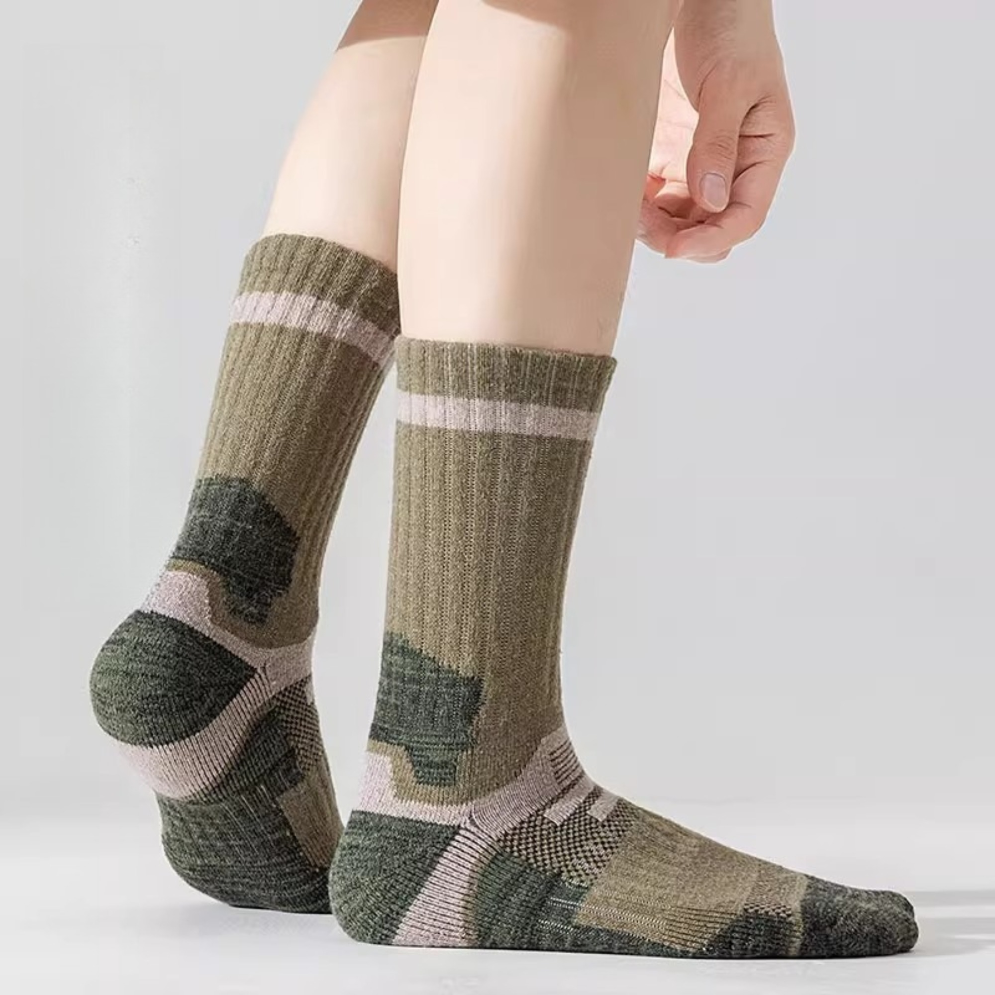 1/2 زوج من جوارب الصوف الميرين - مراجعة Wool Hiking Sock وسعره