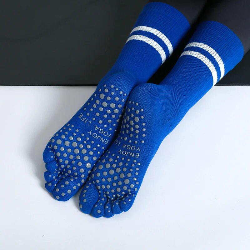 جوارب يوجا متوسطة الأنبوب قابل - مراجعة Grip Sock Yoga وسعره