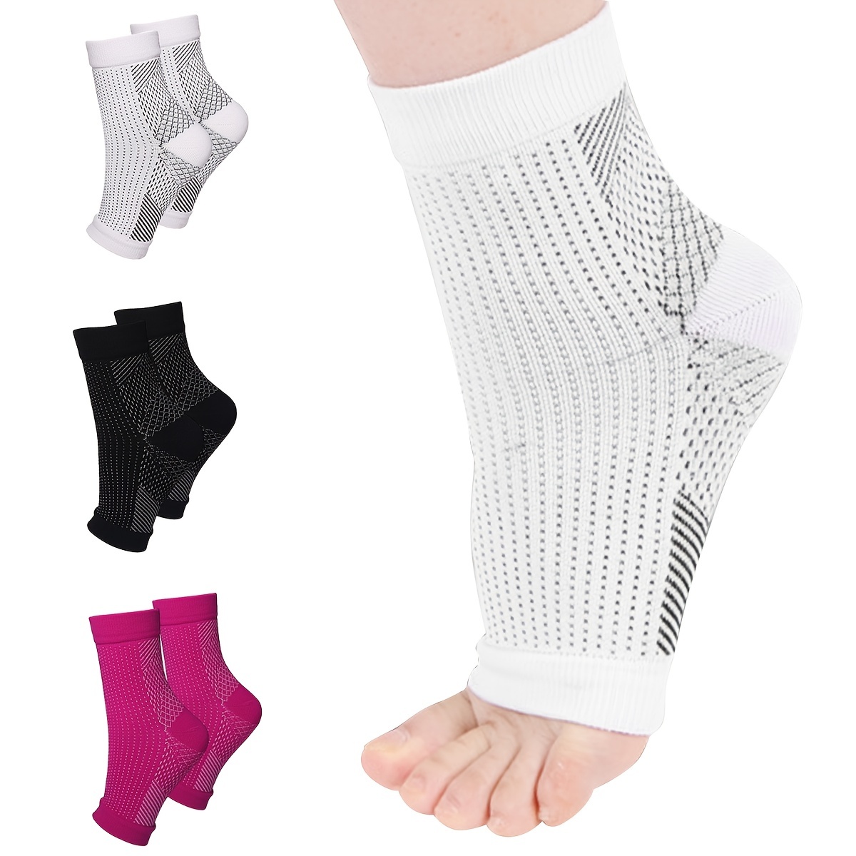 جوارب دعم الكاحل قابلة للتنفس  - مراجعة Ankle Brace Sock وسعره