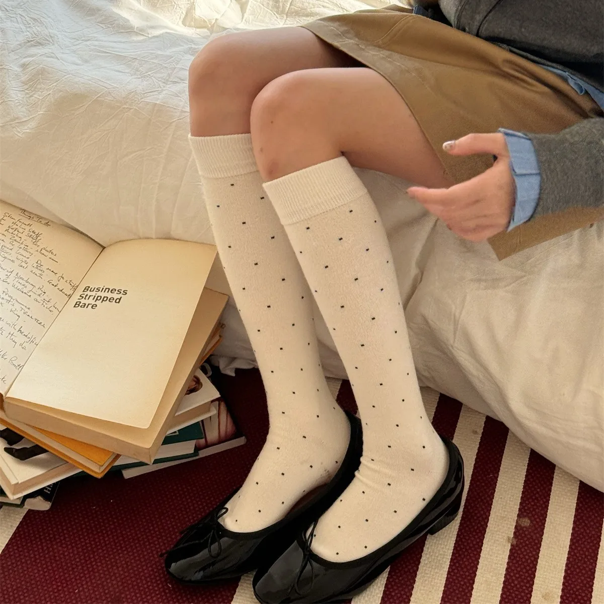 SP & CITY الشتاء الحلو البولكا - مراجعة Silk Sock Bamboo وسعره