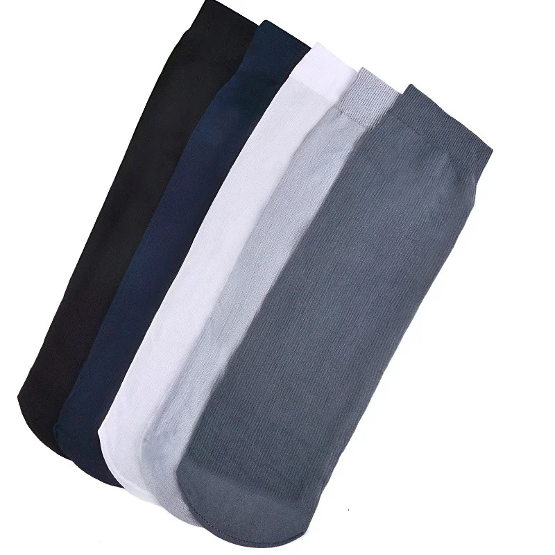 10Pairs الرجال الجوارب الصيف ر - مراجعة Silk Sock Bamboo وسعره