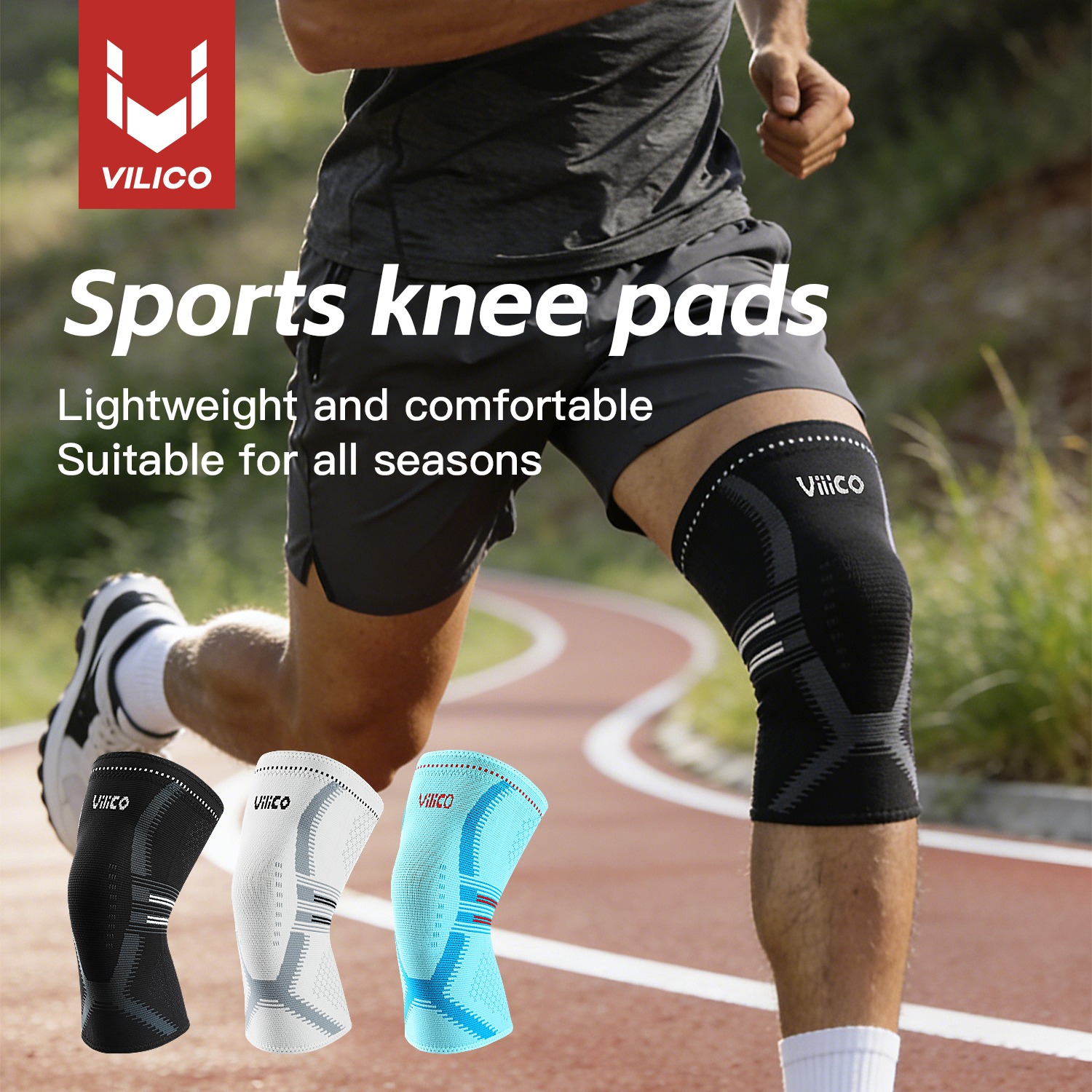 دعامة ركبة للنساء والرجال - غط - مراجعة Compression Sleeve Calf وسعره