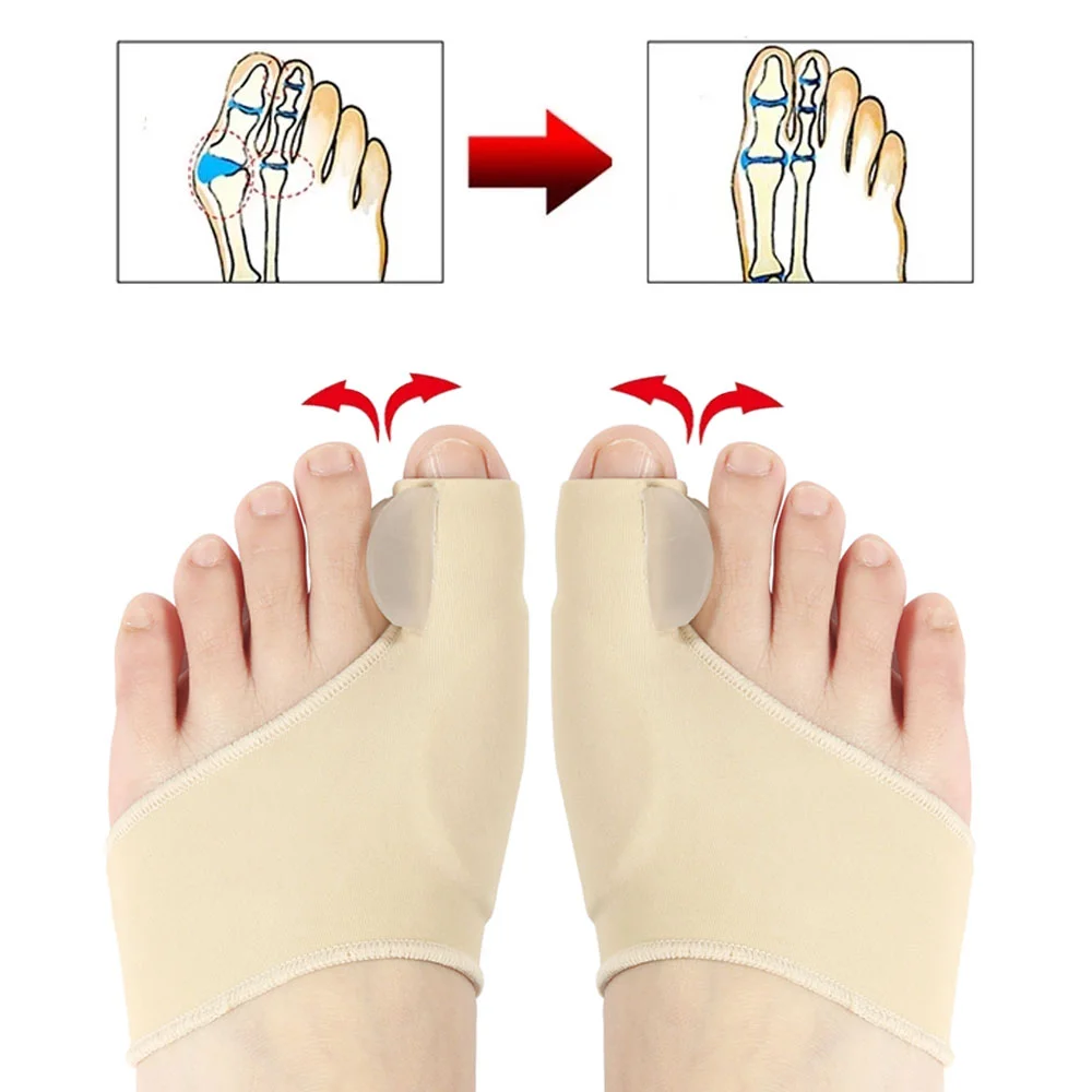 2 قطعة فاصل أصابع القدم أروح ا - مراجعة Ankle Brace Sock وسعره