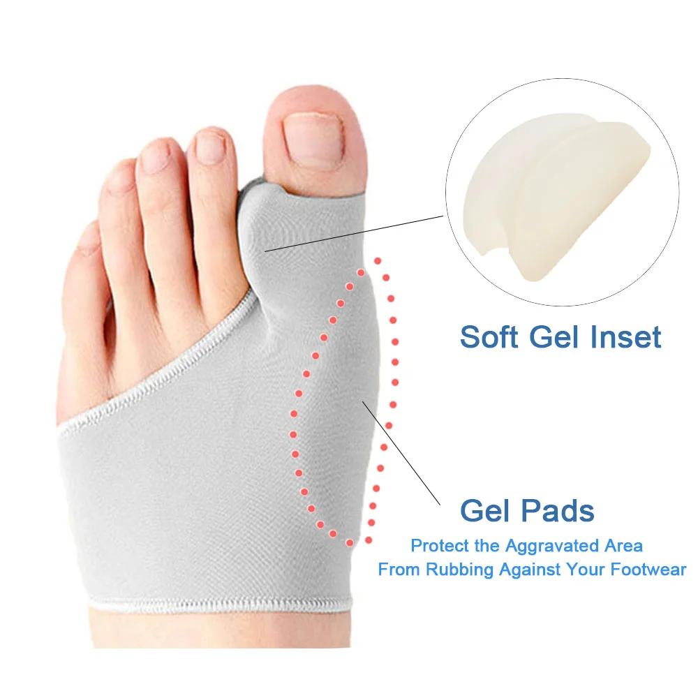 2 قطعة فاصل أصابع القدم أروح ا - مراجعة Ankle Brace Sock وسعره